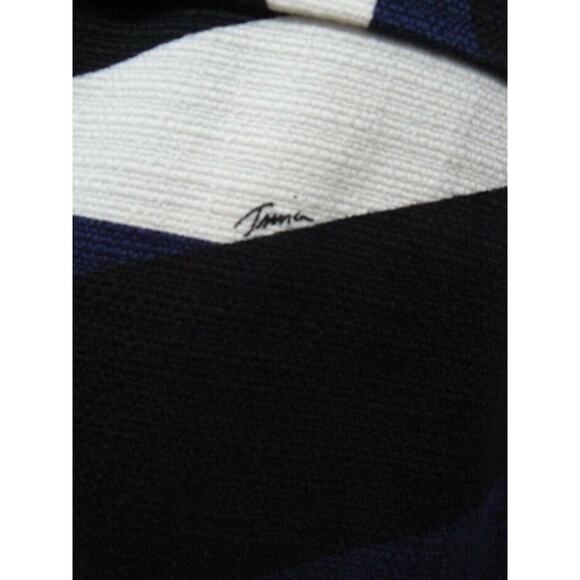 $348 Trina Turk Tweed Knit Signature Print Drop Waist Shift Dress 2 NEW - Picture 6 of 6